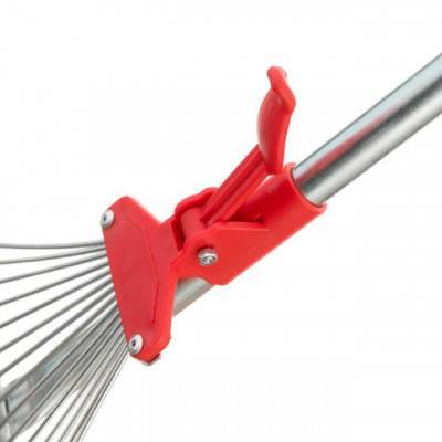 Будкрам купить Грабли веерные 15 прутьев, металлическая рукоятка, регулировка ширины 20-65см Грабли веерные 15 прутьев, металлическая рукоятка, регулировка ширины 20-65см 4