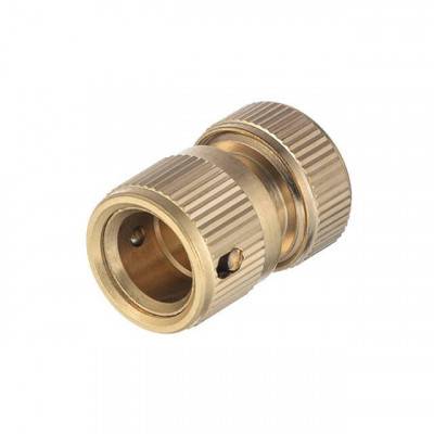 Будкрам купить Коннектор латунный с аквастопом 1/2" на шланг 1/2" STORM Коннектор латунный с аквастопом 1/2" на шланг 1/2" STORM 1_small