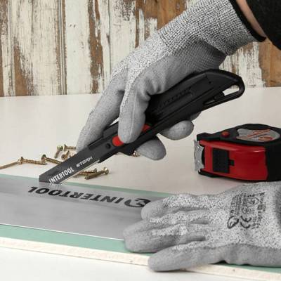 Будкрам купить Нож сегментный мультифункциональный 18мм, металлическая направляющая, Storm Нож сегментный мультифункциональный 18мм, металлическая направляющая, Storm 11