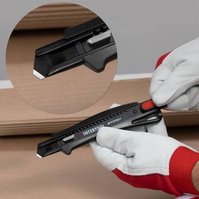 Будкрам купить Нож сегментный мультифункциональный 18мм, металлическая направляющая, Storm Нож сегментный мультифункциональный 18мм, металлическая направляющая, Storm 9