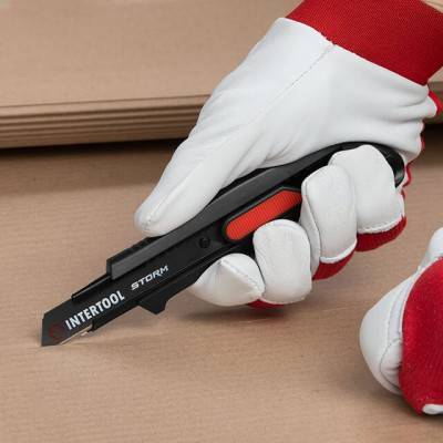 Будкрам купить Нож сегментный мультифункциональный 18мм, металлическая направляющая, Storm Нож сегментный мультифункциональный 18мм, металлическая направляющая, Storm 10