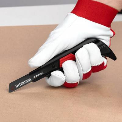 Будкрам купить Нож сегментный для линолеума 18мм, металлическая направляющая, Storm Нож сегментный для линолеума 18мм, металлическая направляющая, Storm 9