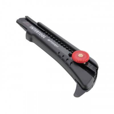 Будкрам купить Нож сегментный для линолеума 18мм, металлическая направляющая, винтовая фиксация Storm Нож сегментный для линолеума 18мм, металлическая направляющая, винтовая фиксация Storm 6