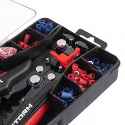 Будкрам купить Съемник изоляции автоматический 200мм, с набором обжимных клемм, STORM Съемник изоляции автоматический 200мм, с набором обжимных клемм, STORM 6