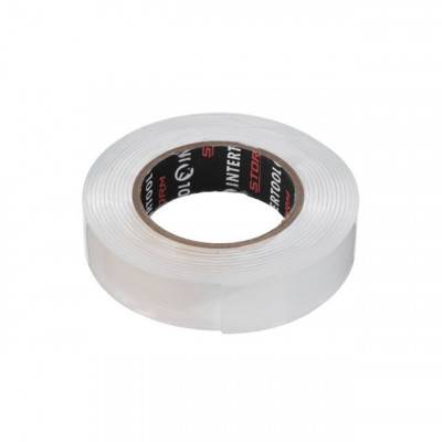 Будкрам купити Стрічка клейка двостороння POWER FIX 15мм*2м*1мм, прозора, акрил, Storm Стрічка клейка двостороння POWER FIX 15мм*2м*1мм, прозора, акрил, Storm 2