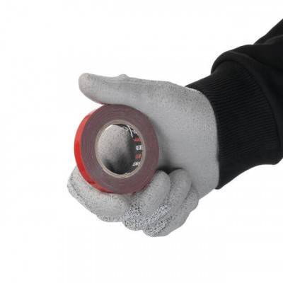 Будкрам купити Стрічка клейка двостороння AUTO FIX 9мм*2м*1мм, сіра, спінений акрил, Storm Стрічка клейка двостороння AUTO FIX 9мм*2м*1мм, сіра, спінений акрил, Storm 3