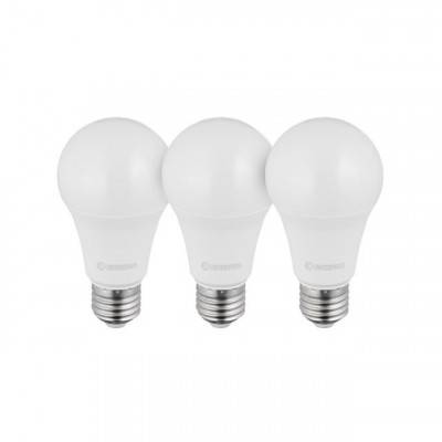 Будкрам купить Лампы светодиодные, набор из 3 шт. LL-0017, LED A60, E27, 15 Вт, 150-300 В, 4000 K, 30000 ч, гарантия 3 года