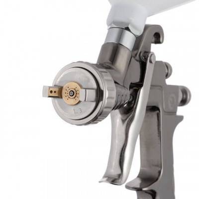Будкрам купити Краскопульт пневматичний LVLP, форсунка 1.3мм, верхній пластиковий бачок 600мл., 2бар. Краскопульт пневматичний LVLP, форсунка 1.3мм, верхній пластиковий бачок 600мл., 2бар. 2