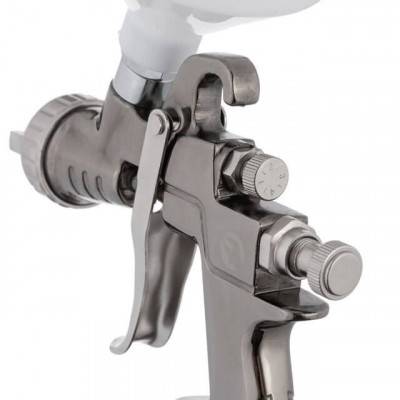 Будкрам купити Краскопульт пневматичний LVLP, форсунка 1.3мм, верхній пластиковий бачок 600мл., 2бар. Краскопульт пневматичний LVLP, форсунка 1.3мм, верхній пластиковий бачок 600мл., 2бар. 5
