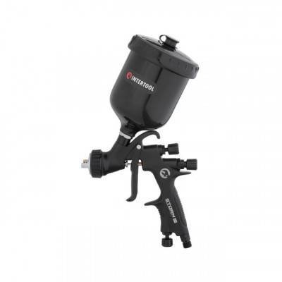 Будкрам купить Краскопульт пневматический HVLP BLACK M-DIAMOND профессиональный, форсунка 1.4 мм, верхний пластиковый бачок 600 мл STORM Краскопульт пневматический HVLP BLACK M-DIAMOND профессиональный, форсунка 1.4 мм, верхний пластиковый бачок 600 мл STORM 3