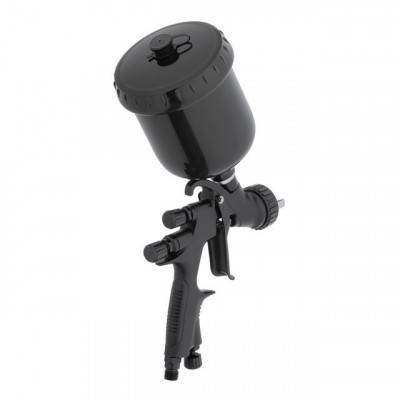 Будкрам купить Краскопульт пневматический HVLP BLACK M-DIAMOND профессиональный, форсунка 1.8 мм, верхний пластиковый бачок 600 мл STORM Краскопульт пневматический HVLP BLACK M-DIAMOND профессиональный, форсунка 1.8 мм, верхний пластиковый бачок 600 мл STORM 6