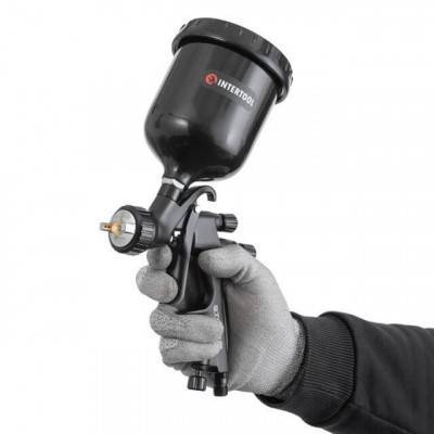 Будкрам купить Краскопульт пневматический HVLP BLACK M-DIAMOND профессиональный, форсунка 1.8 мм, верхний пластиковый бачок 600 мл STORM Краскопульт пневматический HVLP BLACK M-DIAMOND профессиональный, форсунка 1.8 мм, верхний пластиковый бачок 600 мл STORM 8