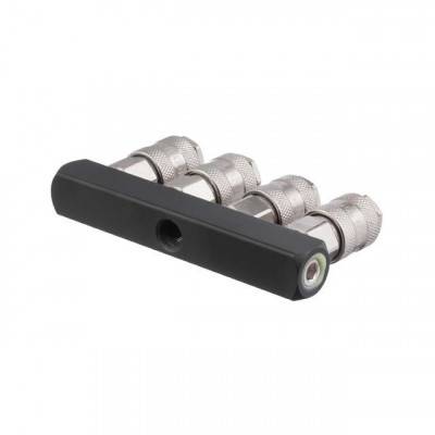 Будкрам купити Розгалужувач повітря 1/4" на 4 виходи, прямий, з швидкороз'ємними з'єднаннями, 10 bar Розгалужувач повітря 1/4" на 4 виходи, прямий, з швидкороз'ємними з'єднаннями, 10 bar 2