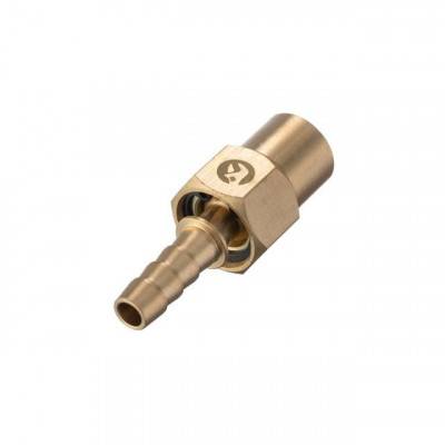 Будкрам купити Шарнір поворотний внутрішнє різьблення 1/4" на шланг 8 мм, латунь STORM Шарнір поворотний внутрішнє різьблення 1/4" на шланг 8 мм, латунь STORM 2