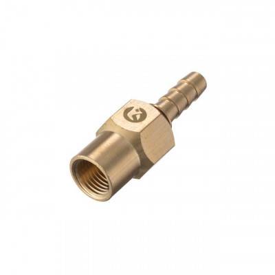 Будкрам купити Шарнір поворотний внутрішнє різьблення 1/4" на шланг 8 мм, латунь STORM