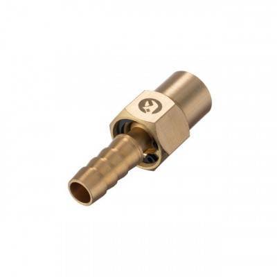 Будкрам купити Шарнір поворотний внутрішнє різьблення 1/4" на шланг 10 мм, латунь STORM Шарнір поворотний внутрішнє різьблення 1/4" на шланг 10 мм, латунь STORM 2