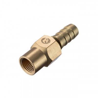 Будкрам купити Шарнір поворотний внутрішнє різьблення 1/4" на шланг 12 мм, латунь STORM