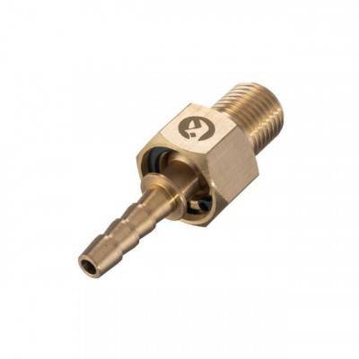 Будкрам купить Шарнир поворотный наружная резьба 1/4" на шланг 6 мм, латунь STORM Шарнир поворотный наружная резьба 1/4" на шланг 6 мм, латунь STORM 2