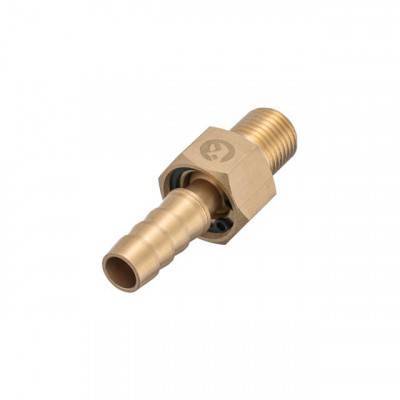 Будкрам купити Шарнір поворотний зовнішнє різьблення 1/4" на шланг 10 мм, латунь STORM Шарнір поворотний зовнішнє різьблення 1/4" на шланг 10 мм, латунь STORM 2