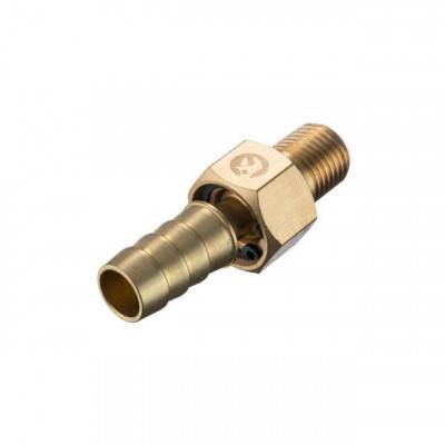 Будкрам купити Шарнір поворотний зовнішнє різьблення 1/4" на шланг 12 мм, латунь STORM Шарнір поворотний зовнішнє різьблення 1/4" на шланг 12 мм, латунь STORM 2