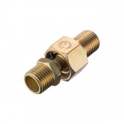 Будкрам купить Шарнир поворотный наружная резьба 1/4"-1/4", латунь STORM Шарнир поворотный наружная резьба 1/4"-1/4", латунь STORM 2