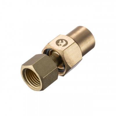 Будкрам купить Шарнир поворотный внутренняя резьба 1/4"-1/4", латунь STORM Шарнир поворотный внутренняя резьба 1/4"-1/4", латунь STORM 2