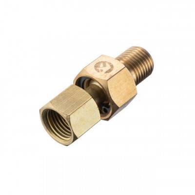 Будкрам купити Шарнір поворотний внутрішнє різьблення 1/4" - зовнішнє різьблення 1/4", латунь STORM Шарнір поворотний внутрішнє різьблення 1/4" - зовнішнє різьблення 1/4", латунь STORM 2