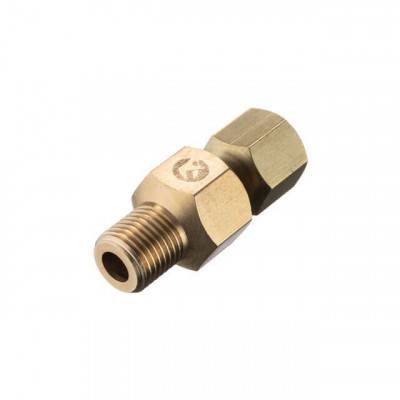 Будкрам купити Шарнір поворотний внутрішнє різьблення 1/4" - зовнішнє різьблення 1/4", латунь STORM