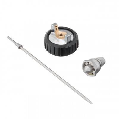 Будкрам купити Комплект 1.8мм форсунка, повітряна головка, голка до фарбопультів HVLP BLACK M-DIAMOND (PT-0163, PT-0164, PT-0168) STORM Комплект 1.8мм форсунка, повітряна головка, голка до фарбопультів HVLP BLACK M-DIAMOND (PT-0163, PT-0164, PT-0168) STORM 2