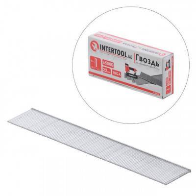 Будкрам купити Цвях для степлера PT-1603, PT-1612 22мм (18GA) 1.0*1.25мм 5000шт/упак