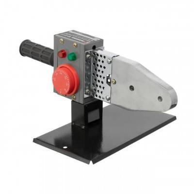 Будкрам купити Паяльник для пластикових труб, 850 Вт, 0-300 ° C, насадки 20, 25, 32, 40, 50, 63 мм, металевий кейс