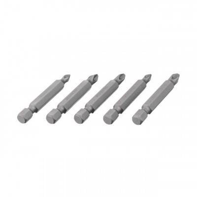 Будкрам купити Комплект викруткових насадок PH1, PH2, PZ1, PZ2 1/4"*50мм, ACR, S2, уп. 5шт., STORM Комплект викруткових насадок PH1, PH2, PZ1, PZ2 1/4"*50мм, ACR, S2, уп. 5шт., STORM 2