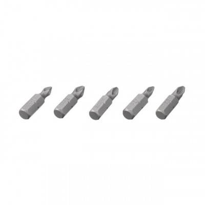 Будкрам купити Комплект викруткових насадок PH1, PH2, PZ1, PZ2 1/4"*25мм, S2, уп. 5шт., STORM Комплект викруткових насадок PH1, PH2, PZ1, PZ2 1/4"*25мм, S2, уп. 5шт., STORM 2