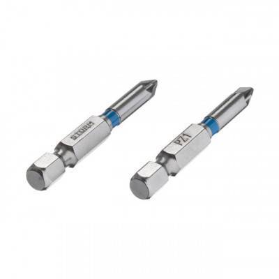 Будкрам купити Комплект викруткових насадок PZ1 1/4"*50мм, S2, уп. 2шт., STORM Комплект викруткових насадок PZ1 1/4"*50мм, S2, уп. 2шт., STORM 2