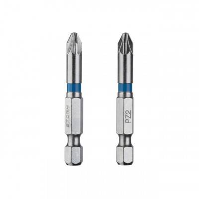 Будкрам купити Комплект викруткових насадок PZ2 1/4"*50мм, S2, уп. 2шт., STORM Комплект викруткових насадок PZ2 1/4"*50мм, S2, уп. 2шт., STORM 3