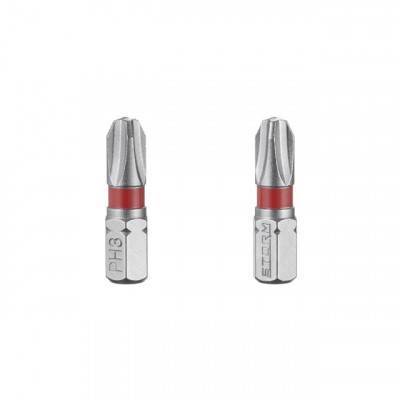 Будкрам купити Комплект викруткових насадок PH3 1/4"*25мм, S2, уп. 2шт., STORM Комплект викруткових насадок PH3 1/4"*25мм, S2, уп. 2шт., STORM 3