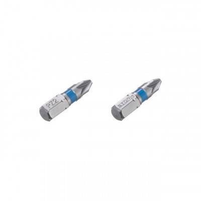 Будкрам купити Комплект викруткових насадок PZ2 1/4"*25мм, S2, уп. 2шт., STORM Комплект викруткових насадок PZ2 1/4"*25мм, S2, уп. 2шт., STORM 2