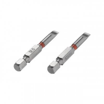 Будкрам купити Комплект викруткових насадок SL5*50 1/4", S2, уп. 2 шт., STORM Комплект викруткових насадок SL5*50 1/4", S2, уп. 2 шт., STORM 2