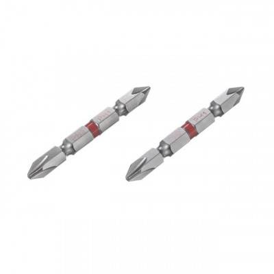 Будкрам купити Комплект викруткових насадок PH2/PH1 1/4"*60мм, S2, уп. 2шт., STORM Комплект викруткових насадок PH2/PH1 1/4"*60мм, S2, уп. 2шт., STORM 2