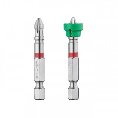 Будкрам купити Комплект викруткових насадок PH2 з обмежувачем 1/4"*50мм, S2, уп. 2шт., STORM Комплект викруткових насадок PH2 з обмежувачем 1/4"*50мм, S2, уп. 2шт., STORM 3