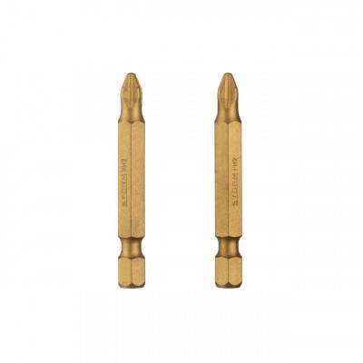 Будкрам купити Комплект викруткових насадок PH2 1/4"*50мм, Titanium, S2, уп. 2 шт., STORM Комплект викруткових насадок PH2 1/4"*50мм, Titanium, S2, уп. 2 шт., STORM 3