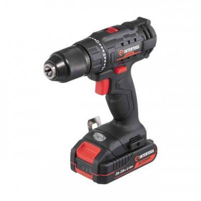 Будкрам купить Дрель-шуруповерт аккумуляторная 20 В, 35 Nm, 0-450/0-1500 об/мин, 2-13 мм, Li-Ion, 2.0 Ач, ЗУ 2 А, кейс