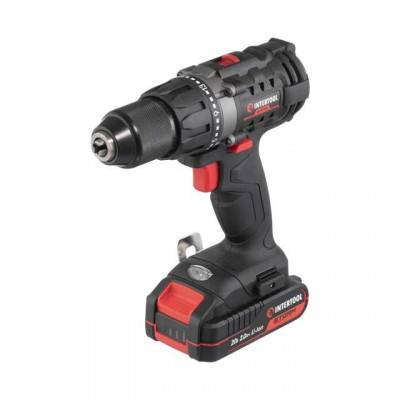 Будкрам купить Дрель-шуруповерт аккумуляторная 20 В, 50 Нм, 0-450/0-1700 об/мин, 2-13 мм, Li-Ion, 2.0 Ач, ЗУ 2 А, кейс
