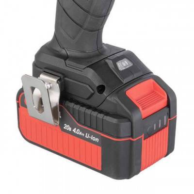 Будкрам купить Дрель-шуруповерт аккумуляторная ударная с бесщеточным двигателем 20 В, 100 Нм, 0-410/0-1800 об/мин, 2-13 мм, Li-Ion, 4.0 Ач, ЗУ 4 А, кейс Дрель-шуруповерт аккумуляторная ударная с бесщеточным двигателем 20 В, 100 Нм, 0-410/0-1800 об/мин, 2-13 мм, Li-Ion, 4.0 Ач, ЗУ 4 А, кейс 9