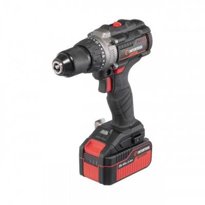 Будкрам купить Дрель-шуруповерт аккумуляторная ударная с бесщеточным двигателем 20 В, 100 Нм, 0-410/0-1800 об/мин, 2-13 мм, Li-Ion, 4.0 Ач, ЗУ 4 А, кейс