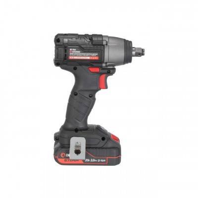 Будкрам купить Гайковерт ударный аккумуляторный с бесщеточным двигателем 20 В, 300 Нм, 0-2500 об/мин, 0-3000 уд/мин, 1/2", Li-ion, 2.0 Ач, ЗУ 2 А, кейс Гайковерт ударный аккумуляторный с бесщеточным двигателем 20 В, 300 Нм, 0-2500 об/мин, 0-3000 уд/мин, 1/2", Li-ion, 2.0 Ач, ЗУ 2 А, кейс 5