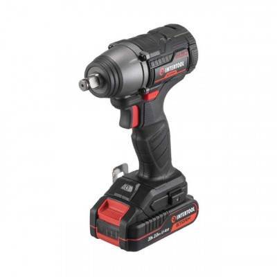 Будкрам купить Гайковерт ударный аккумуляторный с бесщеточным двигателем 20 В, 300 Нм, 0-2500 об/мин, 0-3000 уд/мин, 1/2", Li-ion, 2.0 Ач, ЗУ 2 А, кейс