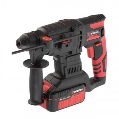 Будкрам купити Перфоратор акумуляторний з безщітковим двигуном 20 В, 2 Дж, 0-1250 об/хв, 0-4800 уд/хв, SDS plus, Li-Ion, 4.0 Ач, ЗУ 4 А, кейс Перфоратор акумуляторний з безщітковим двигуном 20 В, 2 Дж, 0-1250 об/хв, 0-4800 уд/хв, SDS plus, Li-Ion, 4.0 Ач, ЗУ 4 А, кейс 12