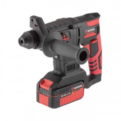 Будкрам купити Перфоратор акумуляторний з безщітковим двигуном 20 В, 2 Дж, 0-1250 об/хв, 0-4800 уд/хв, SDS plus, Li-Ion, 4.0 Ач, ЗУ 4 А, кейс Перфоратор акумуляторний з безщітковим двигуном 20 В, 2 Дж, 0-1250 об/хв, 0-4800 уд/хв, SDS plus, Li-Ion, 4.0 Ач, ЗУ 4 А, кейс 5