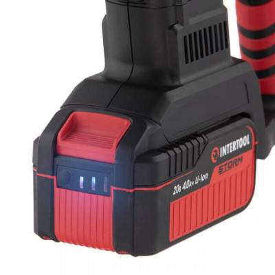 Будкрам купити Перфоратор акумуляторний з безщітковим двигуном 20 В, 2 Дж, 0-1250 об/хв, 0-4800 уд/хв, SDS plus, Li-Ion, 4.0 Ач, ЗУ 4 А, кейс Перфоратор акумуляторний з безщітковим двигуном 20 В, 2 Дж, 0-1250 об/хв, 0-4800 уд/хв, SDS plus, Li-Ion, 4.0 Ач, ЗУ 4 А, кейс 7